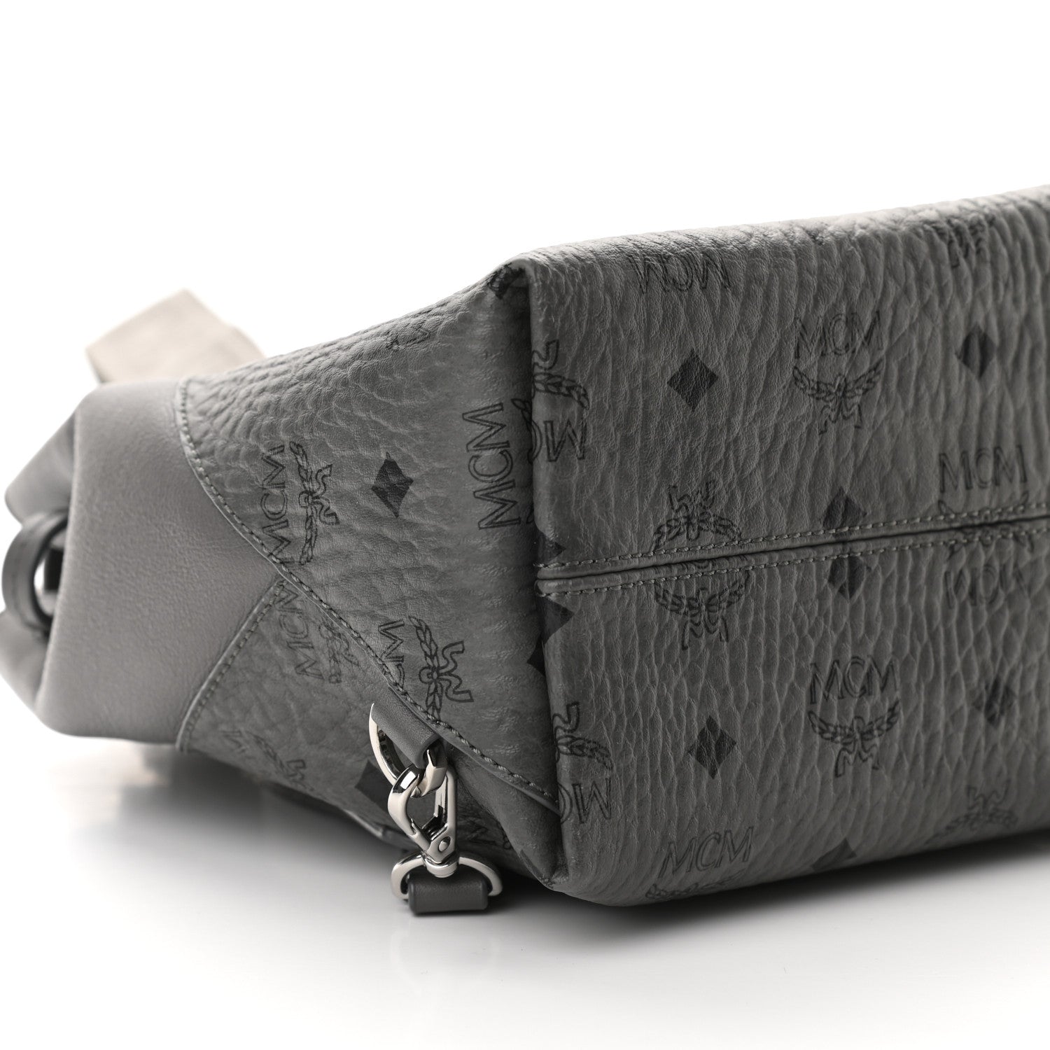 MCM Visetos Small Essential Backpack Phantom Grey 9 of 10