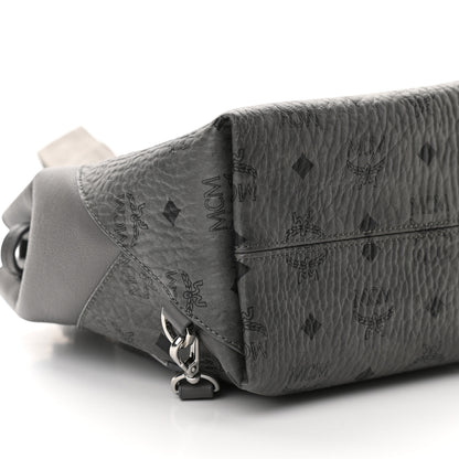 MCM Visetos Small Essential Backpack Phantom Grey 9 of 10