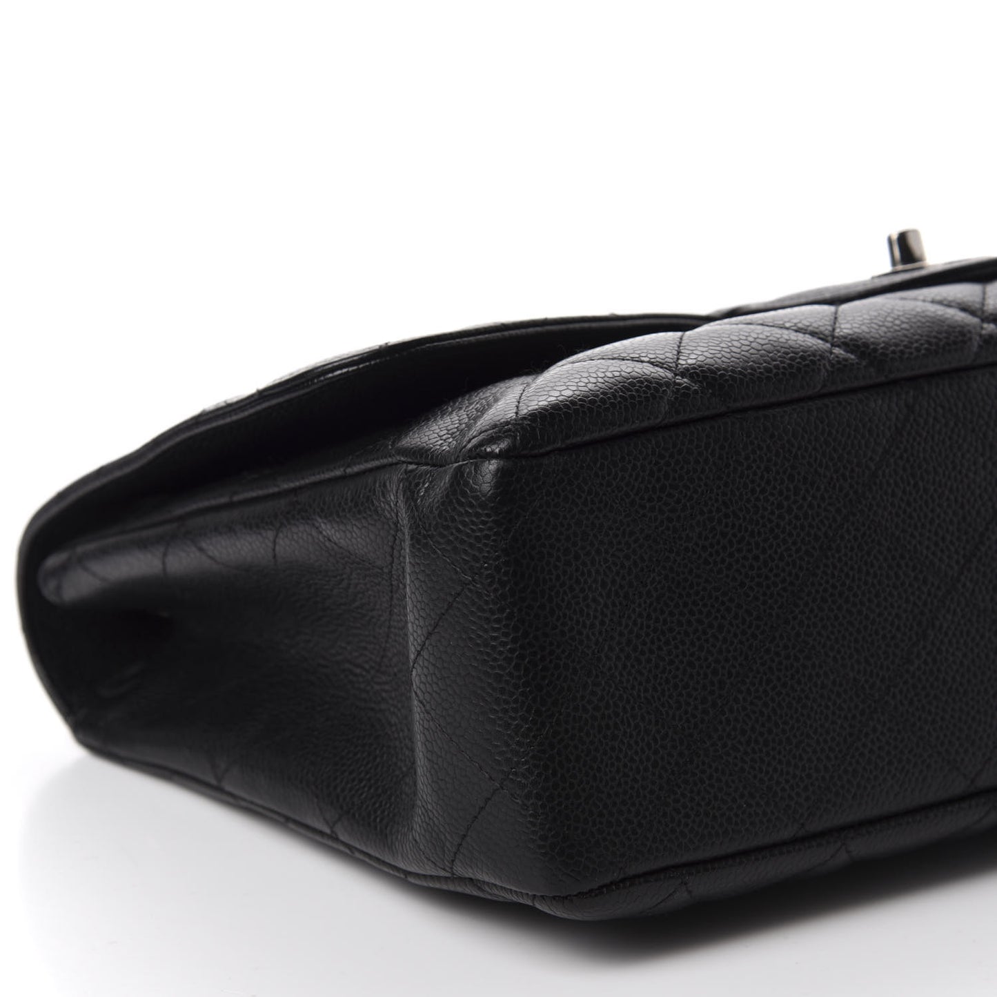 Caviar Quilted Jumbo Single Flap Black