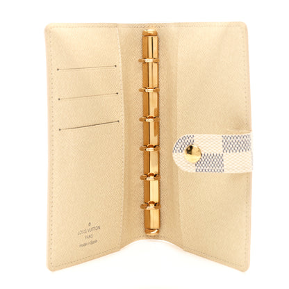 Louis Vuitton Damier Azur Small Ring Agenda Cover 5 of 7