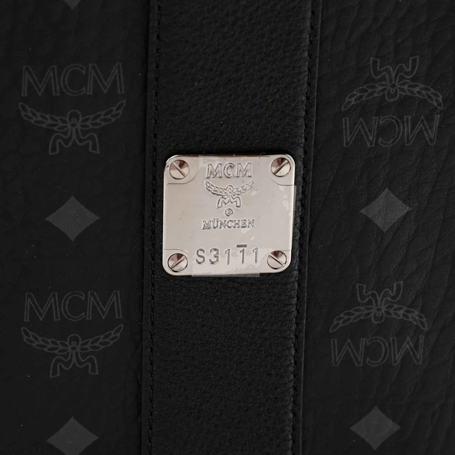 MCM Visetos Medium Liz Reversible Shopper Tote Black 5 of 16