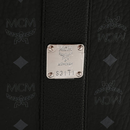 MCM Visetos Medium Liz Reversible Shopper Tote Black 5 of 16