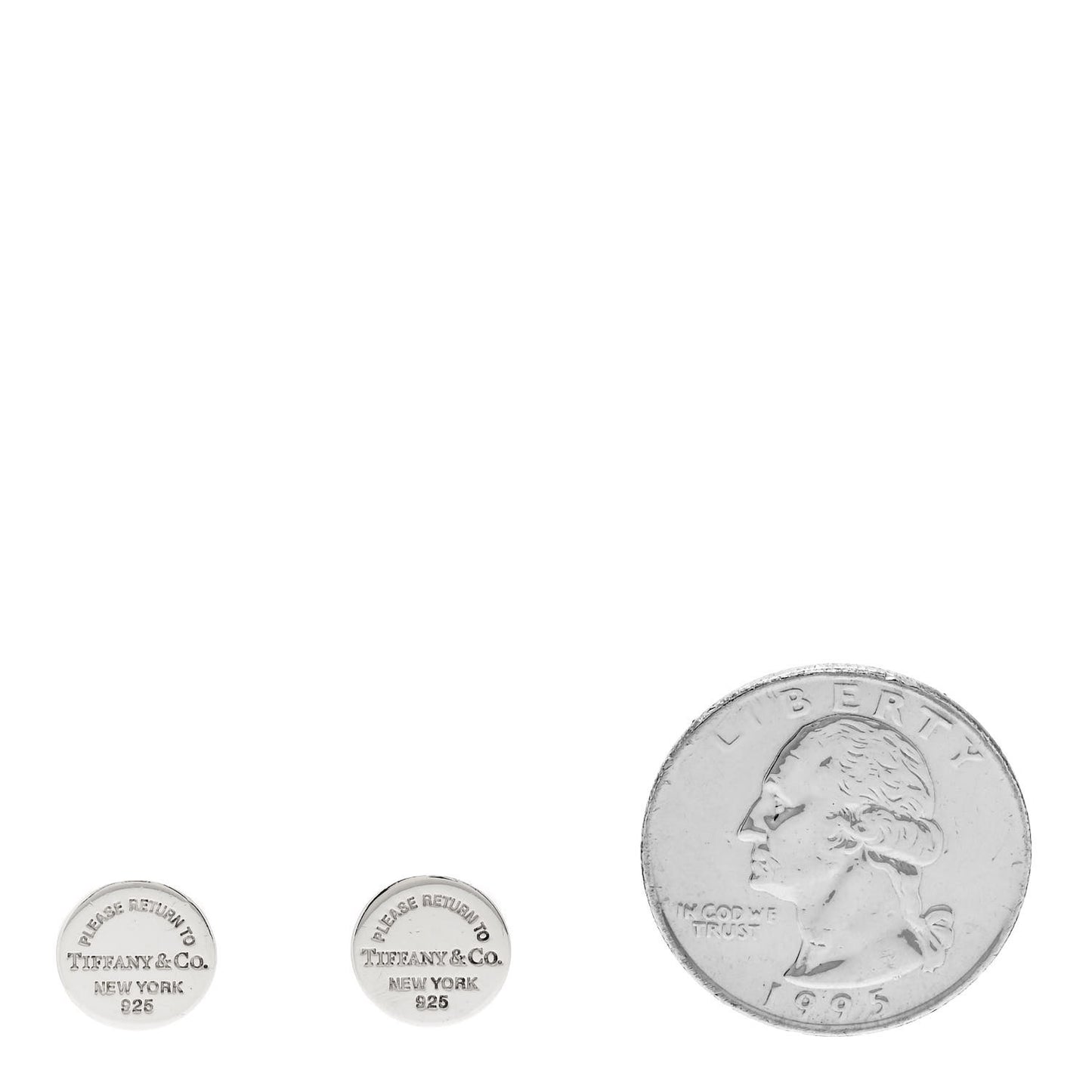 Sterling Silver Return To Tiffany Circle Stud Earrings