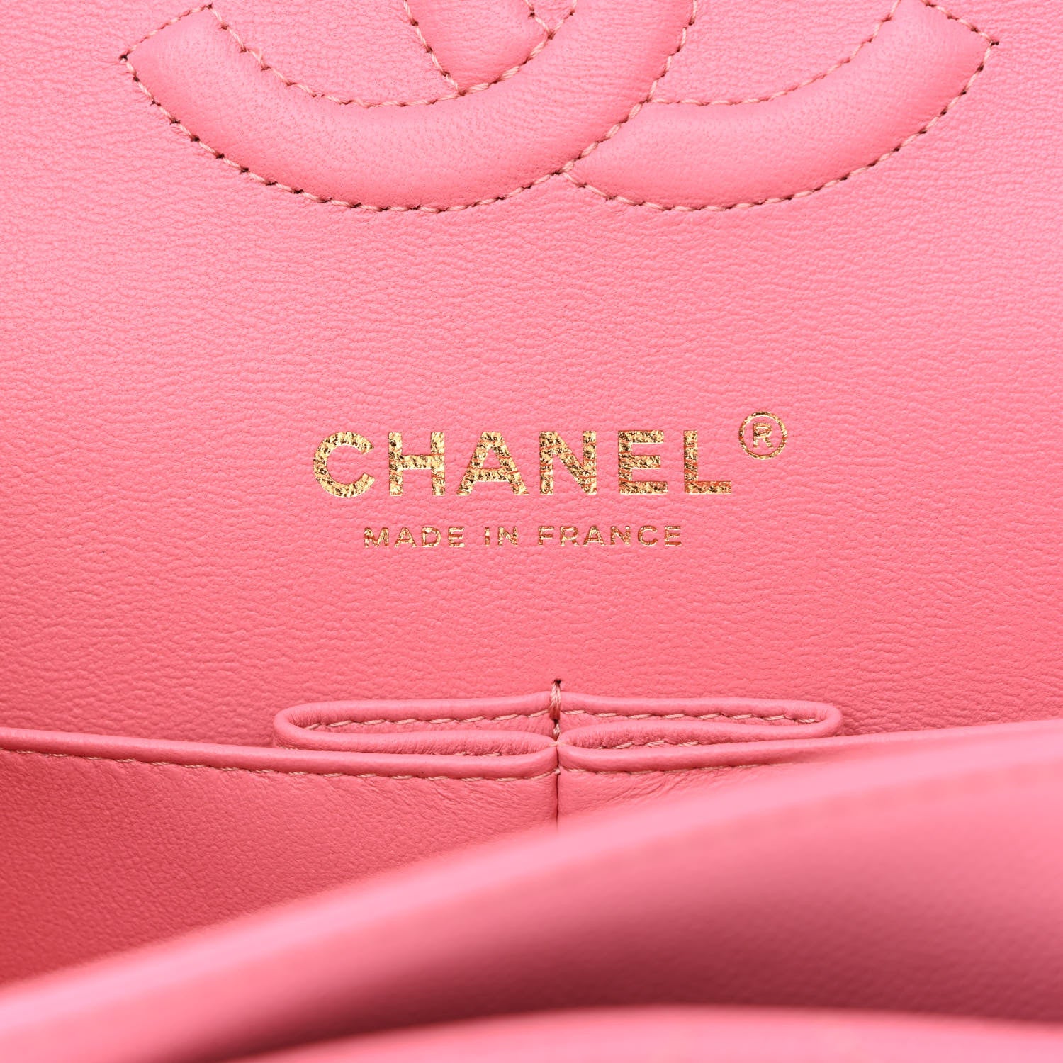 Chanel Caviar Quilted Medium Double Flap Pink 6 of 10