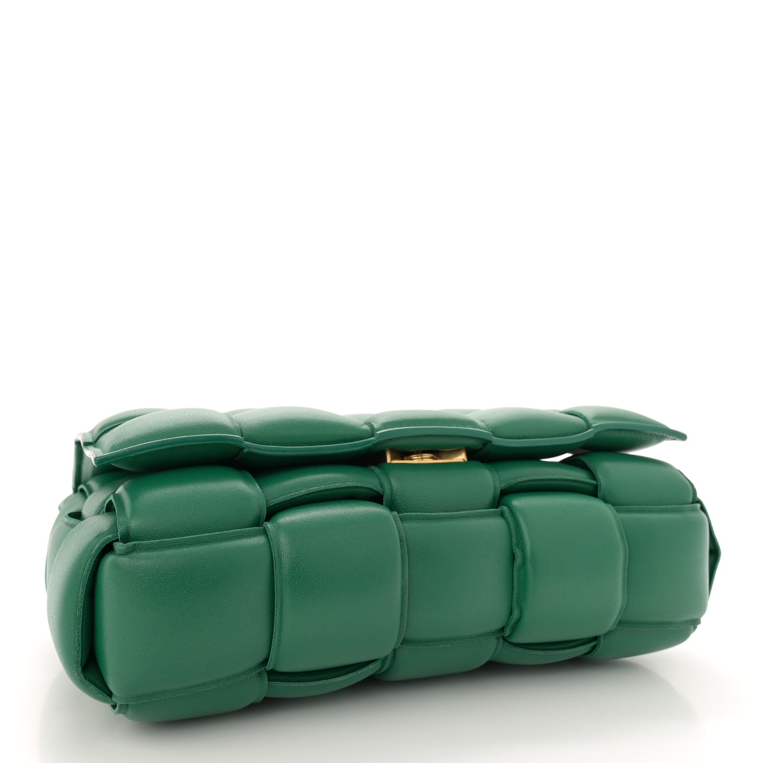 Bottega Veneta Nappa Maxi Intreccio Padded Cassette Crossbody Bag Racing Green 4 of 14