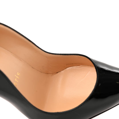 Christian Louboutin Patent Hot Chick 100 Pumps 34.5 Black 8 of 8