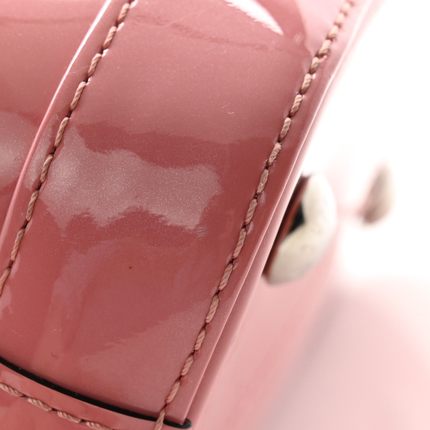 Louis Vuitton Patent Monogram Alma BB Rose Blush 12 of 12