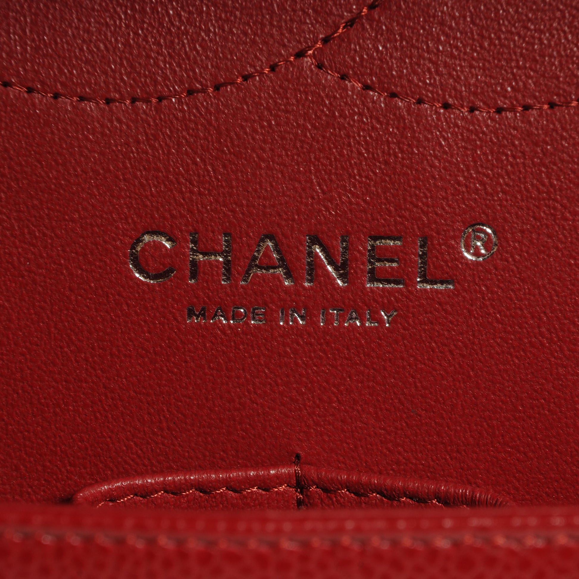 Chanel Caviar Jumbo Double Flap Red 7 of 9