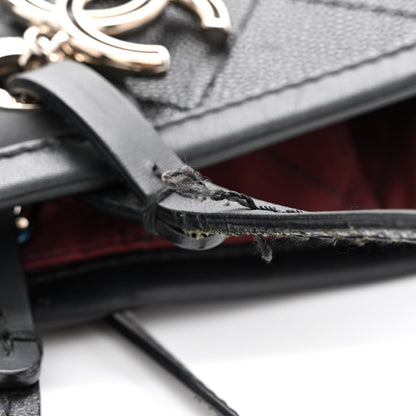 Chanel Grained Calfskin Large Shopping Fever Tote Black 12 of 16
