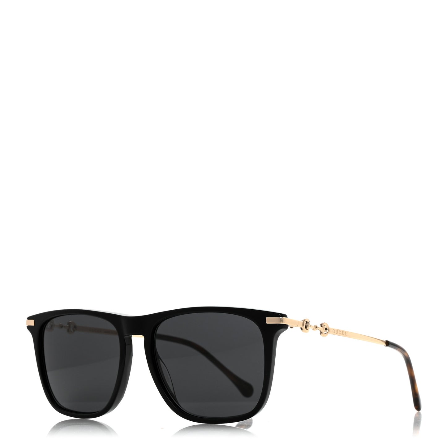 Acetate Metal Horsebit Sunglasses GG0915S Black