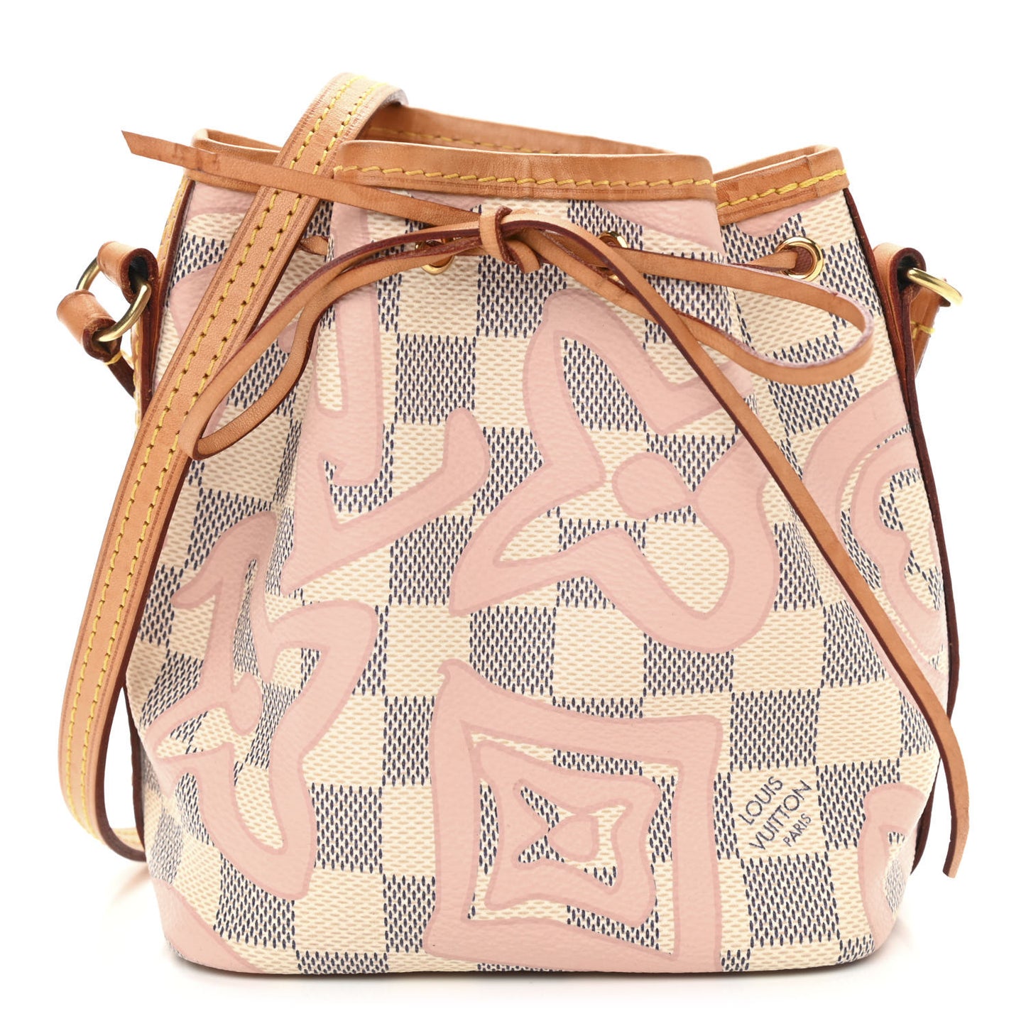 Damier Azur Tahitienne Nano Noe Rose Ballerine
