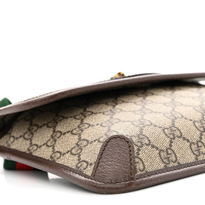 Gucci GG Supreme Monogram Neo Vintage Web Belt Bag Brown 9 of 11