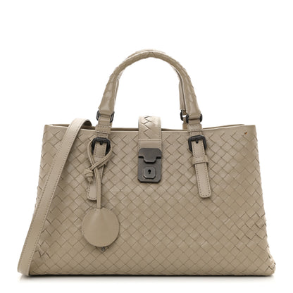 Bottega Veneta Light Calf Intrecciato Small Roma New Sand 1 of 10