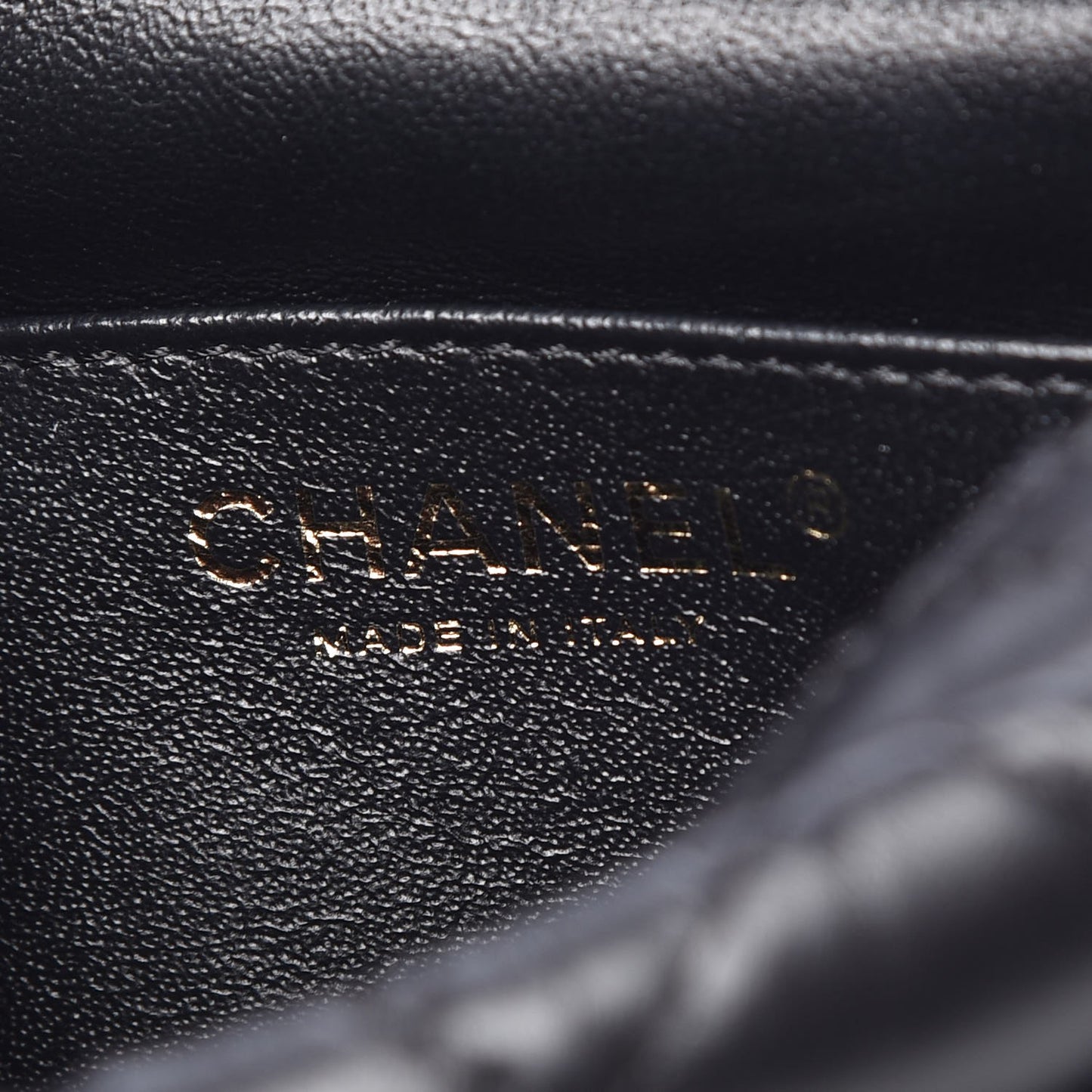 Aged Calfskin Quilted Mini Reissue Camera Case Black