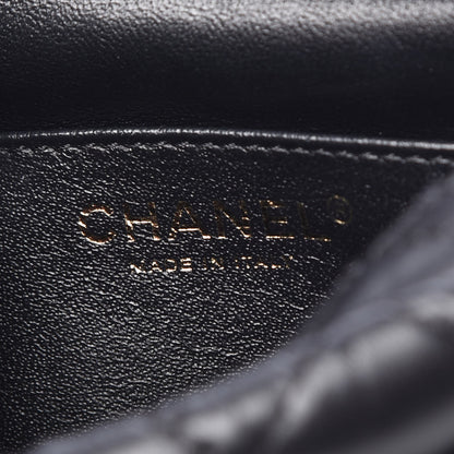 Chanel Aged Calfskin Quilted Mini Reissue Camera Case Black 6 of 8