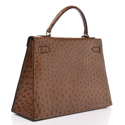 Hermes Ostrich Kelly Sellier 32 3 of 30