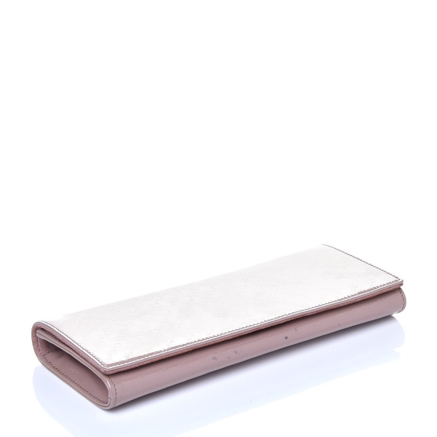 Gucci Patent Microguccissima Small Broadway Clutch Dark Cipria 4 of 9