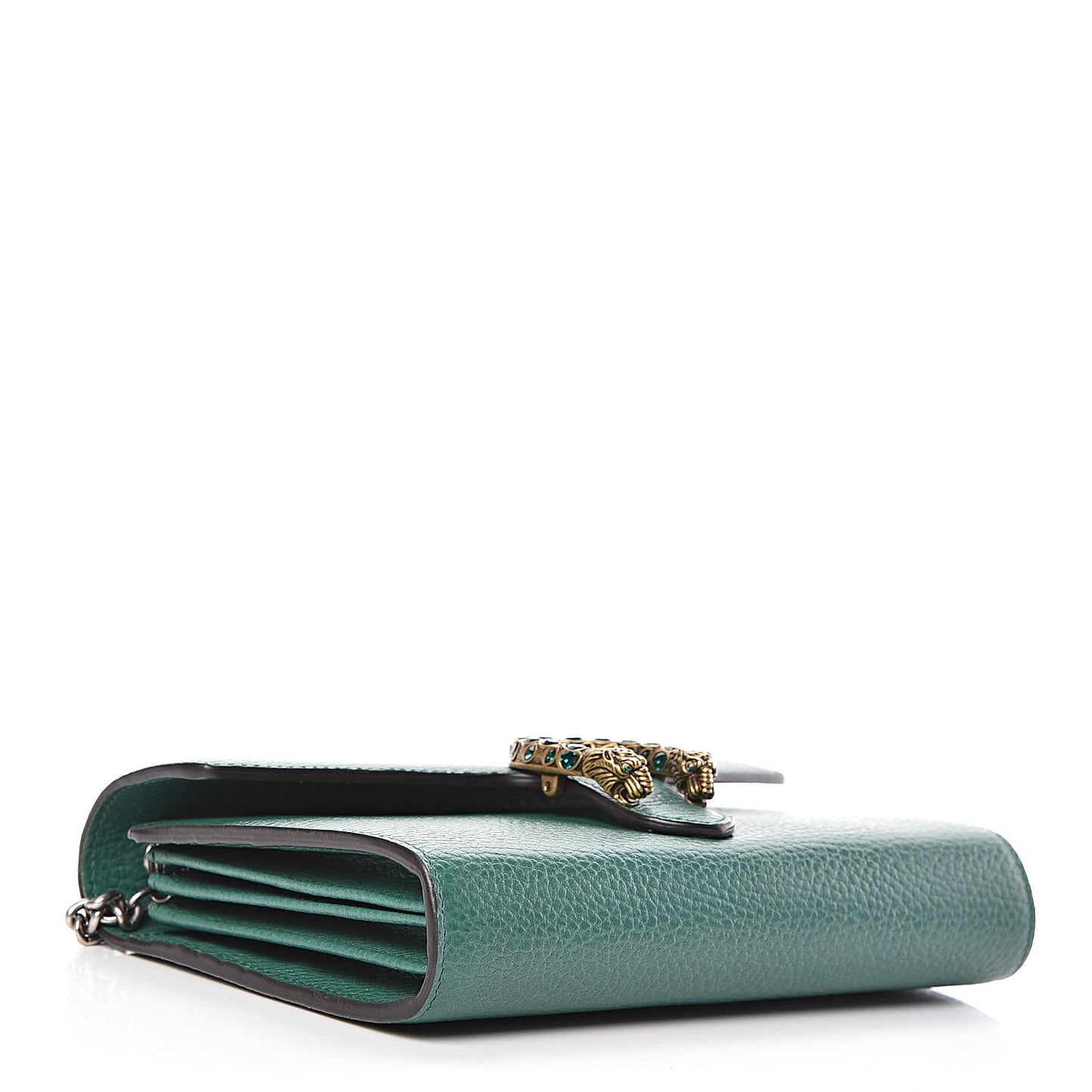 Calfskin Mini Dionysus Chain Wallet Emerald