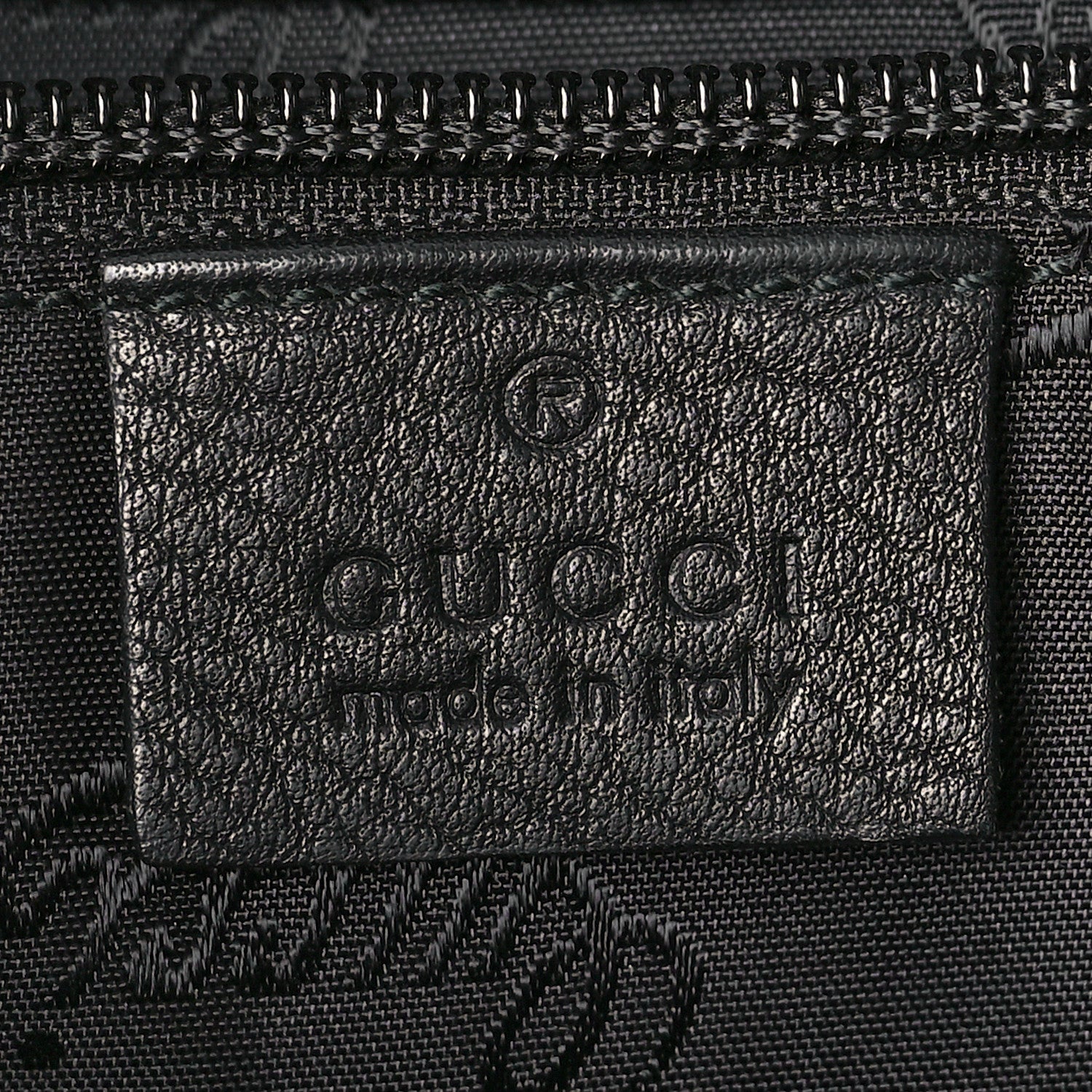 Gucci Guccissima Small Flap Messenger Bag Black 6 of 9