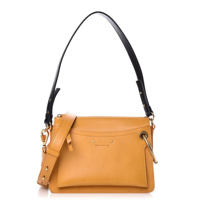 Chloe Calfskin Suede Small Roy Bag Burning Camel 1 of 10