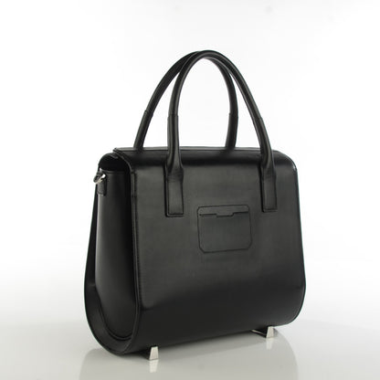 Alexander Wang Smooth Calfskin Large Chastity Bag Black Rhodium Hardware 3 of 7