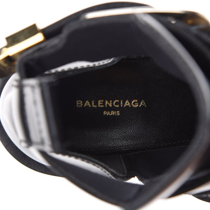 Balenciaga Brushed Calfskin Ceinture Ankle Boots 36 Black 11 of 13