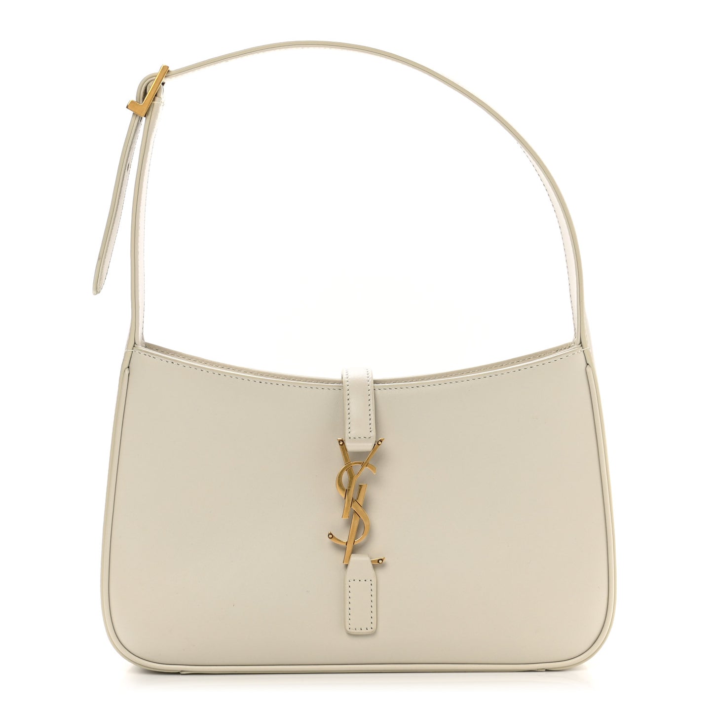 Smooth Calfskin Le 5 A 7 Hobo Blanc Vintage