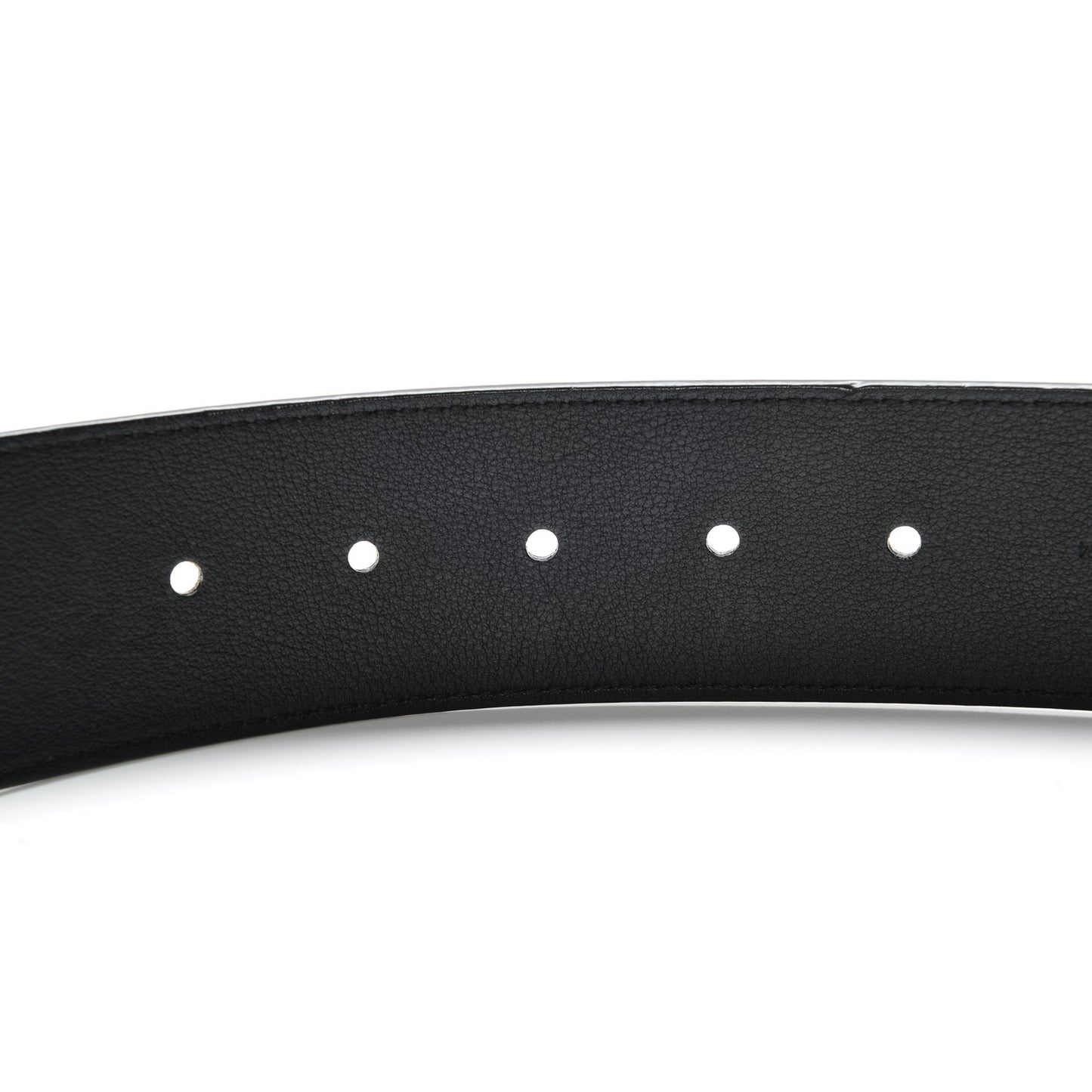 Calfskin 45mm LV Capucine Initiales Belt 80 32 Black