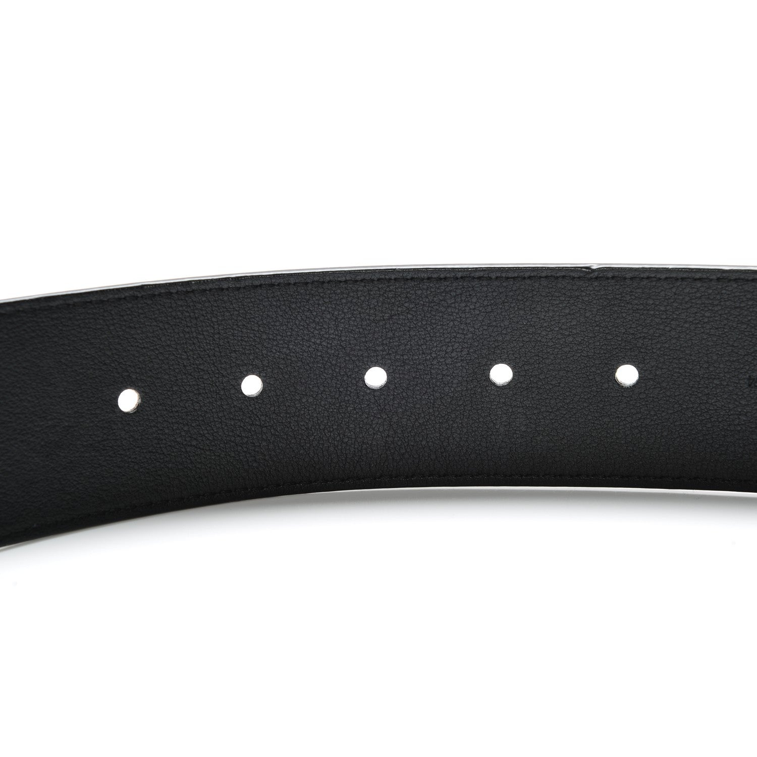 Louis Vuitton Calfskin 45mm LV Capucine Initiales Belt 80 32 Black 5 of 7