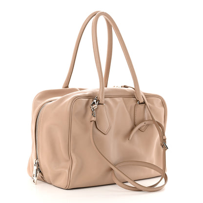 Prada Soft Calf Large Inside Tote Cammeo Rosa 3 of 9