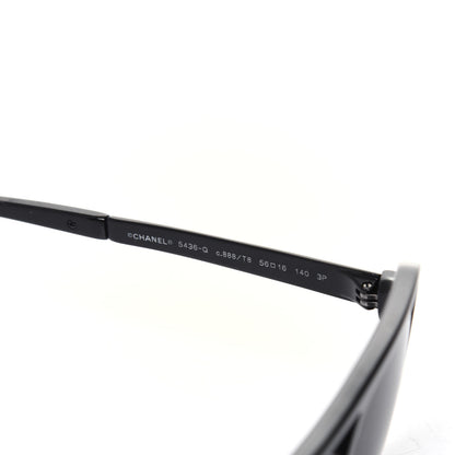 Chanel Acetate CC Sunglasses 5436-Q Black 5 of 7