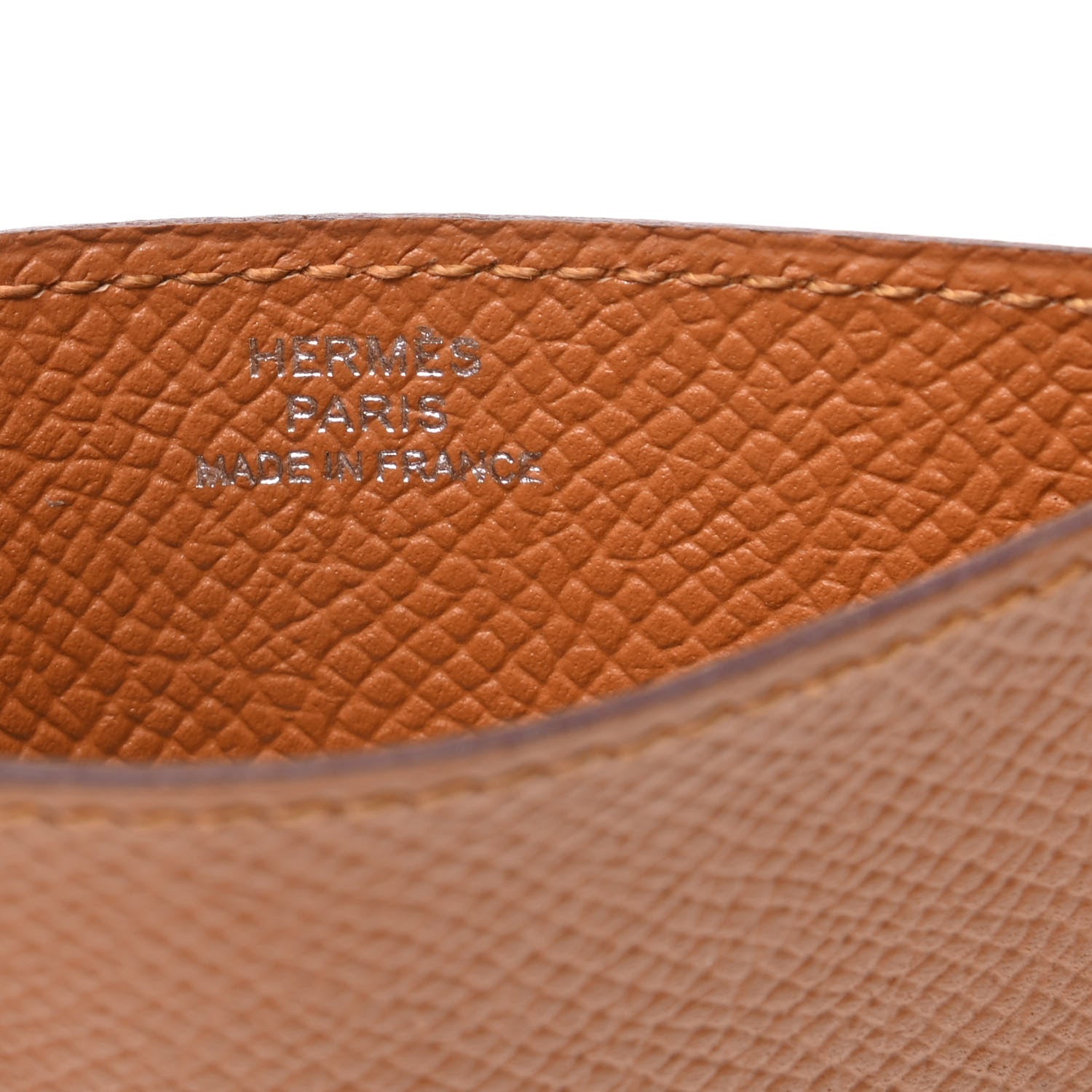 Hermes Epsom Card Holder Gold 4 of 6