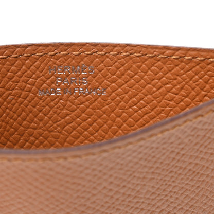 Hermes Epsom Card Holder Gold 4 of 6