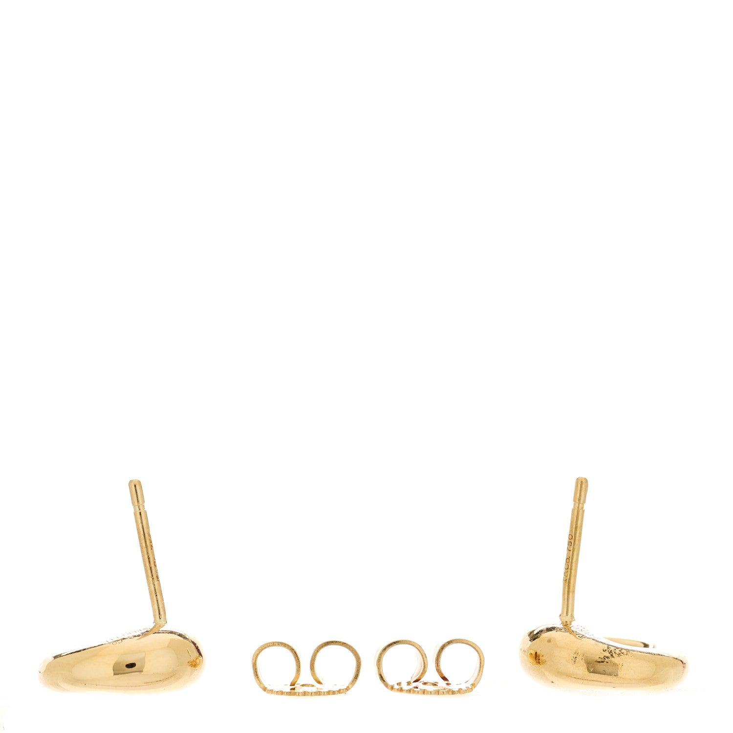 Tiffany 18K Yellow Gold Elsa Peretti Eternal Circle Earrings 3 of 4