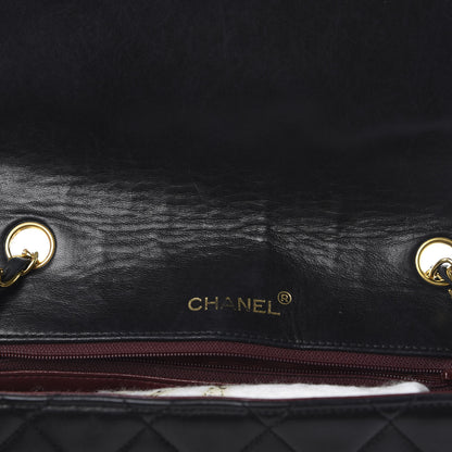 Chanel Lambskin Quilted Medium Single Flap Black 16 of 19