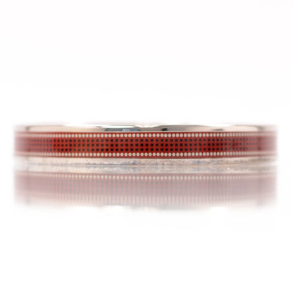 Hermes Enamel Narrow Dots Bracelet Red PM 1 of 4