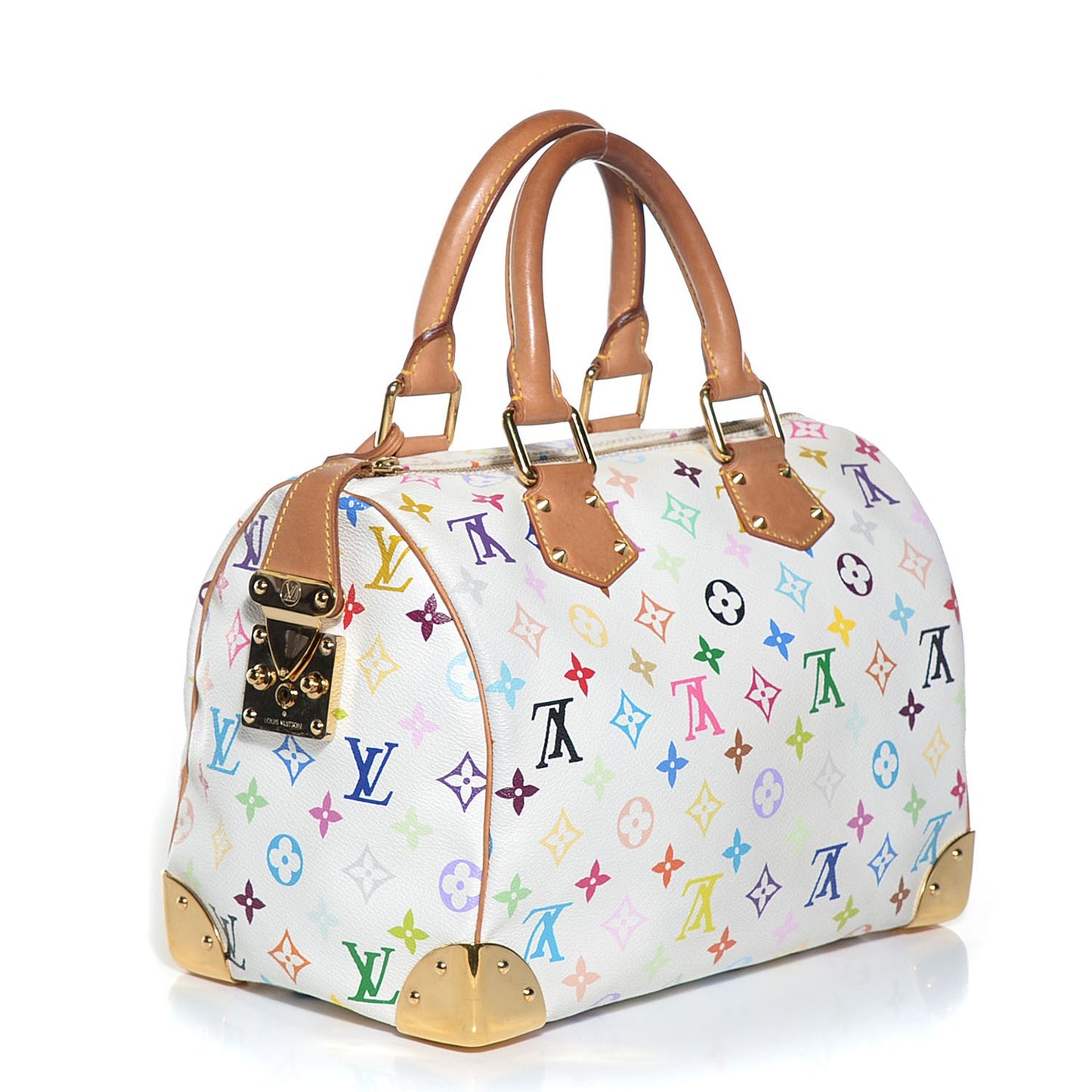 Monogram Multicolor Speedy 30 White
