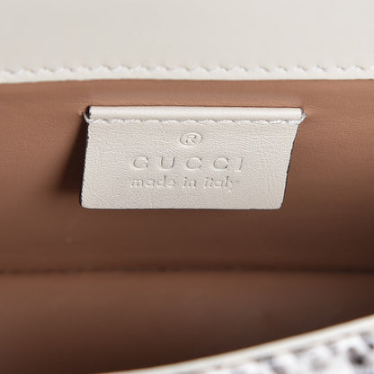 Gucci Python Mini Bee Broadway Shoulder Bag Roccia Fuxia 6 of 7