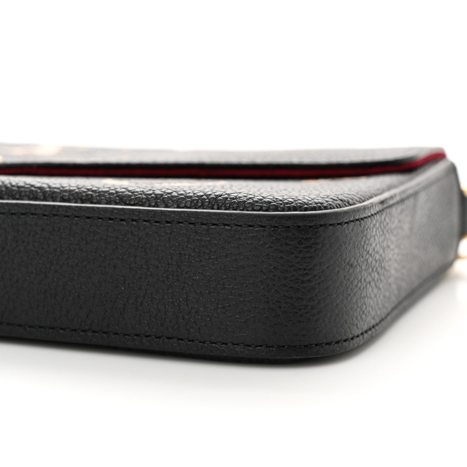 Louis Vuitton Empreinte Monogram Giant Felicie Pochette Black Beige 10 of 12