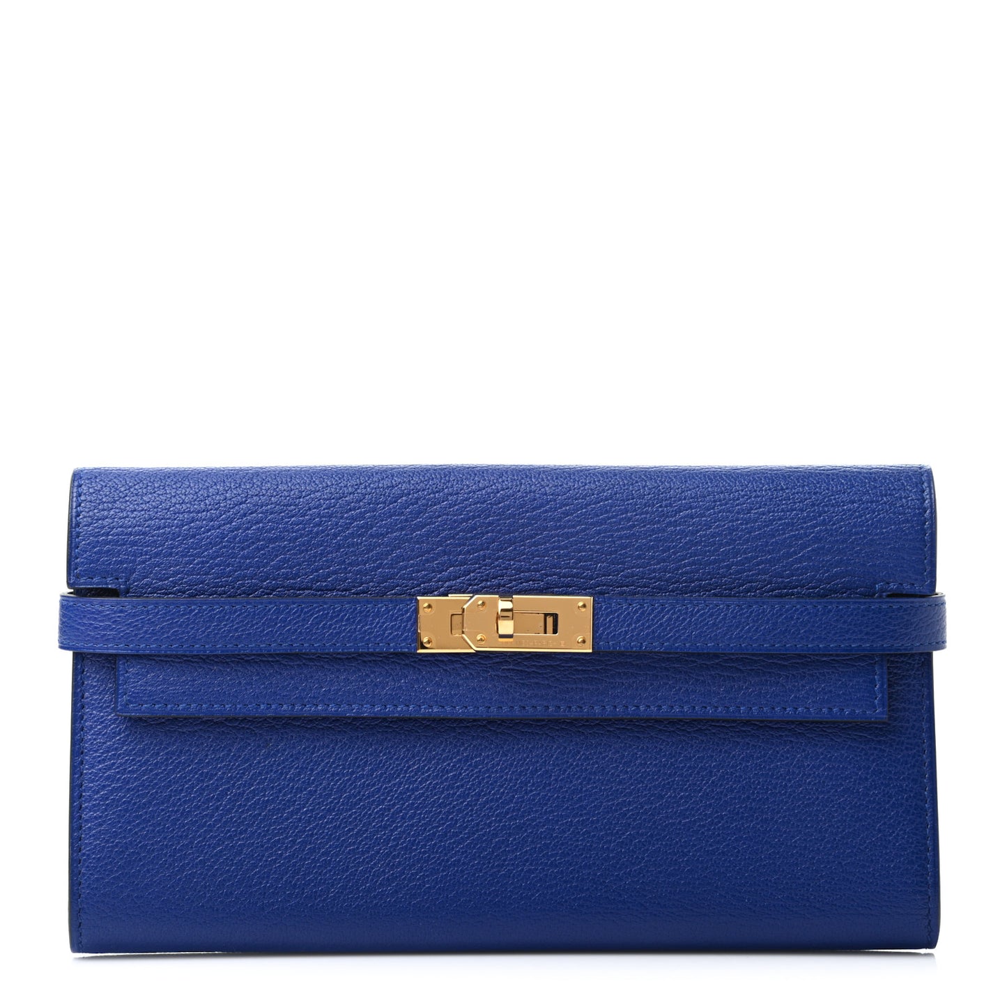 Chevre Mysore Kelly Longue Wallet Bleu Electrique