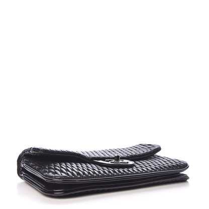 Chanel Vinyl Lambskin Quilted Shoulder Flap Black 4 of 10
