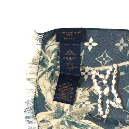 Louis Vuitton Cotton Surfin' Monogram Stole Multicolor 4 of 4
