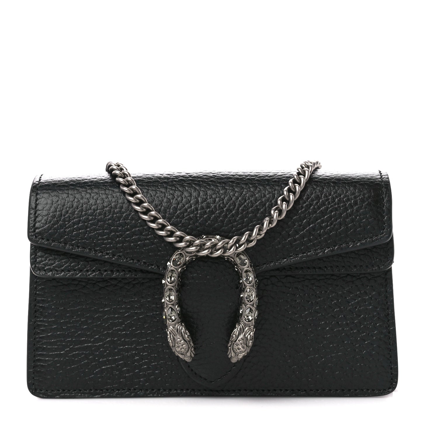 Calfskin Super Mini Dionysus Shoulder Bag Black