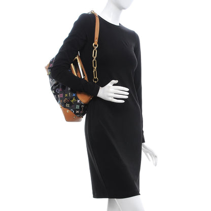Louis Vuitton Monogram Multicolor Judy MM Black 2 of 11