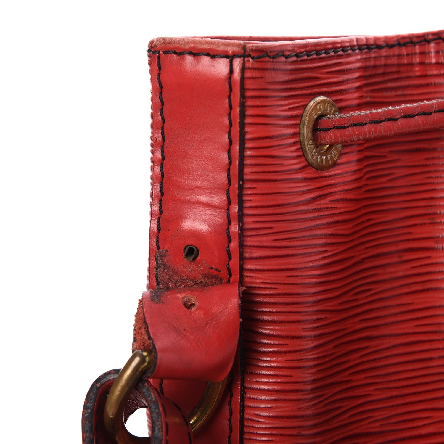 Louis Vuitton Epi Petit Noe Castillan Red 6 of 8