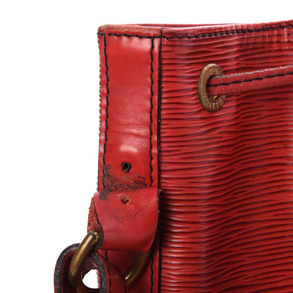 Louis Vuitton Epi Petit Noe Castillan Red 6 of 8