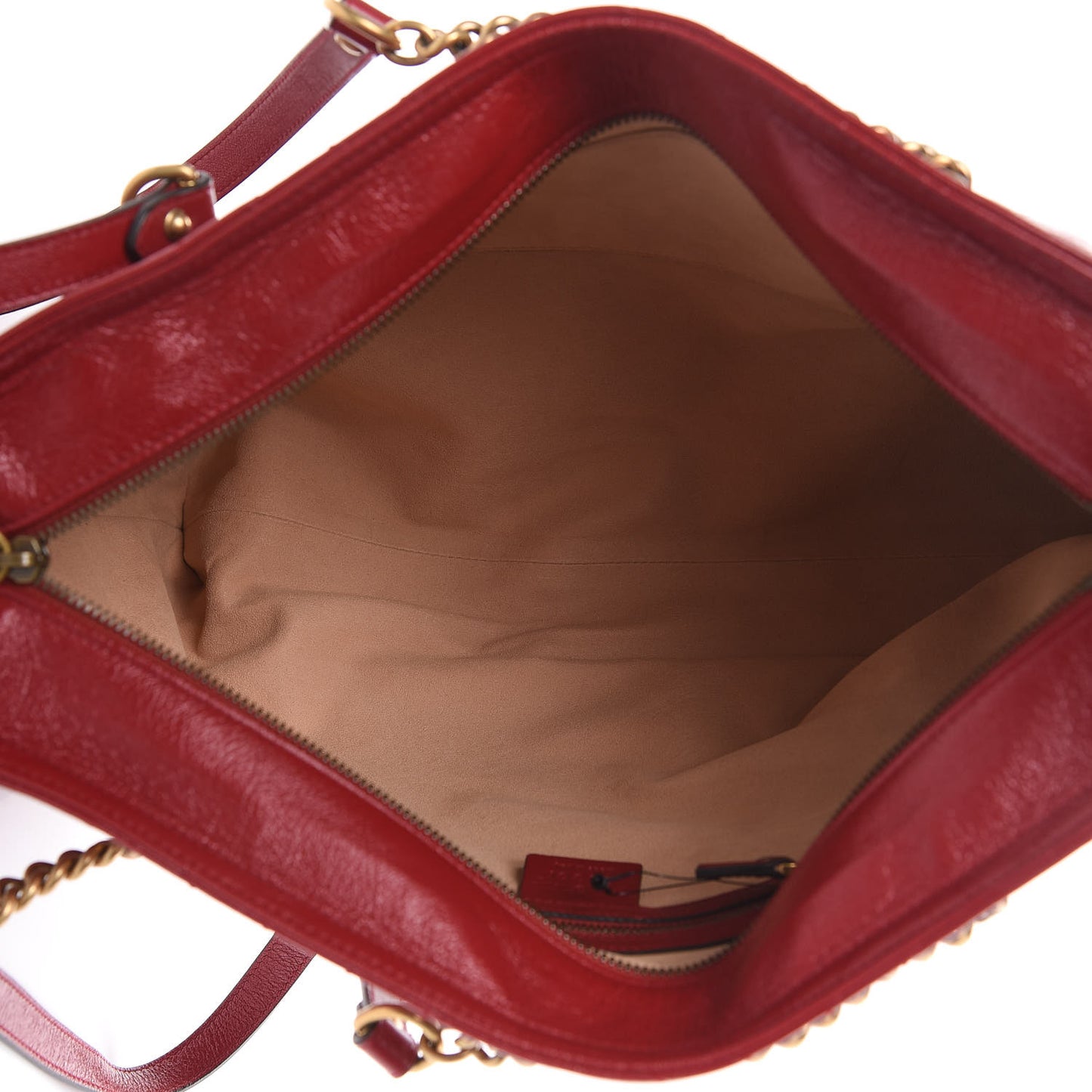 Azalea Calfskin Matelasse Medium GG Marmont Slim Tote Romantic Cerise