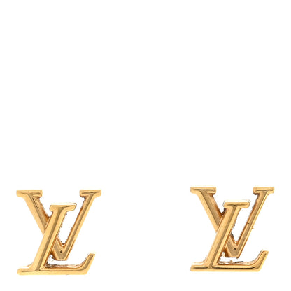 Louis Vuitton Metal LV Iconic Earrings Gold 1 of 4