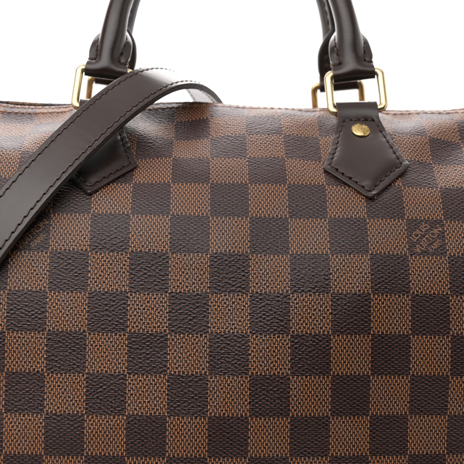 Louis Vuitton Damier Ebene Speedy Bandouliere 30 8 of 11