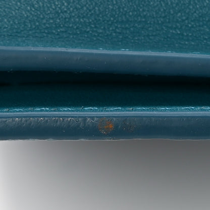 MCM Calfskin Ottomar Monogram Medium Tivitat Document Holder Teal 8 of 11